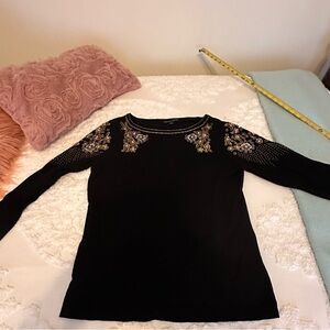 Beautiful Boston Proper Sequined sweater.